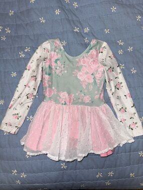 Cheeky Plum Floral Ballet Leotard
